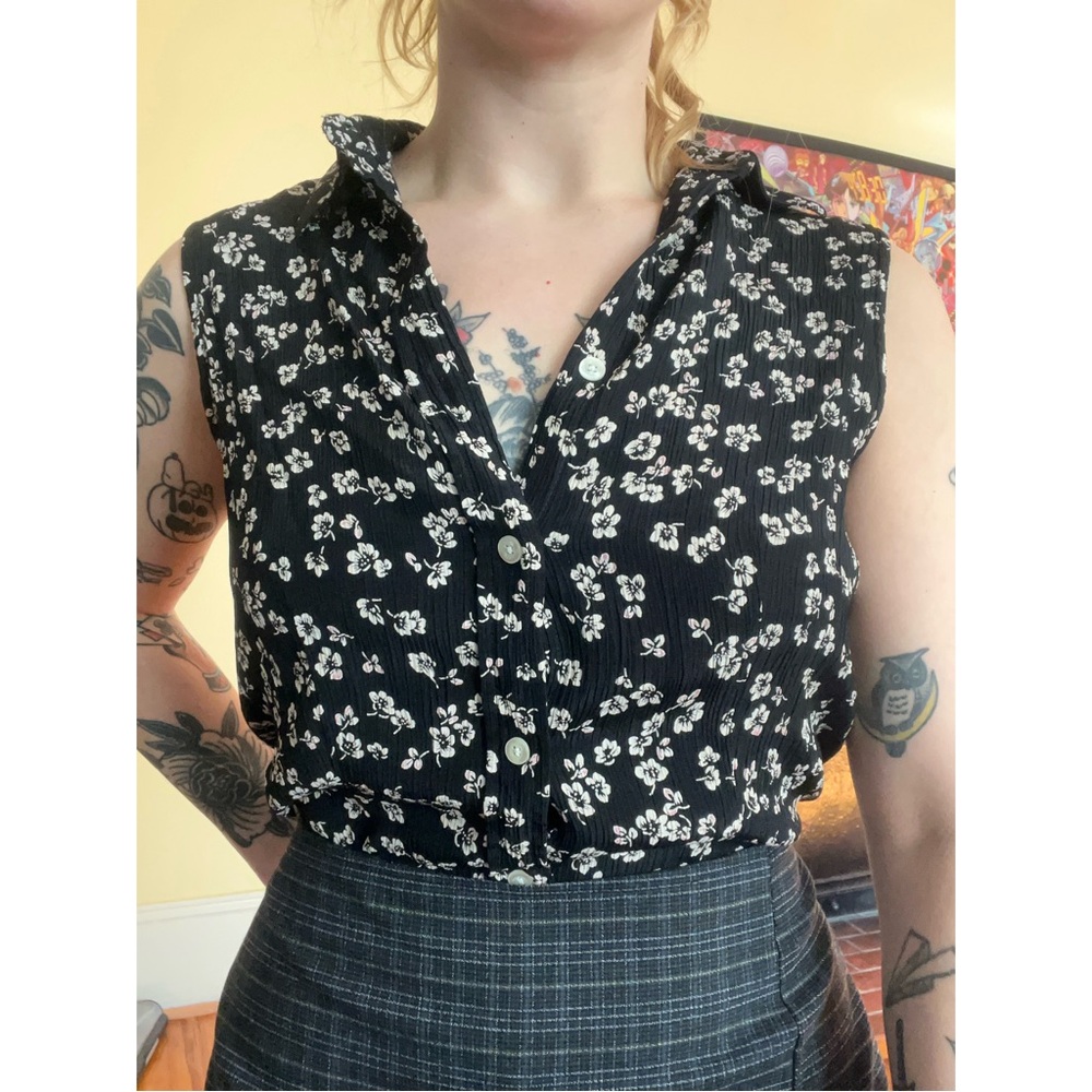 Vintage Eddie Bauer Floral Blouse